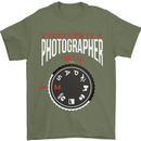 Everyone's a Photographer Until Photography Mens T-Shirt Cotton Gildan Military Green