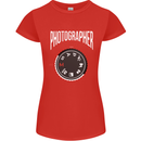 Everyone's a Photographer Until Photography Womens Petite Cut T-Shirt Red