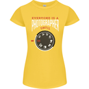Everyone's a Photographer Until Photography Womens Petite Cut T-Shirt Yellow