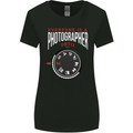 Everyone's a Photographer Until Photography Womens Wider Cut T-Shirt Black