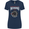 Everyone's a Photographer Until Photography Womens Wider Cut T-Shirt Navy Blue