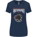 Everyone's a Photographer Until Photography Womens Wider Cut T-Shirt Navy Blue