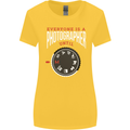 Everyone's a Photographer Until Photography Womens Wider Cut T-Shirt Yellow