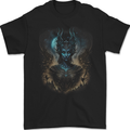 Evil Alien Sorceress Fantasy Witch Halloween Mens Gildan Cotton T-Shirt Black