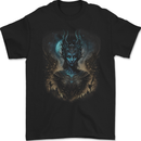 Evil Alien Sorceress Fantasy Witch Halloween Mens Gildan Cotton T-Shirt Black