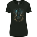 Evil Alien Sorceress Fantasy Witch Halloween Womens Wider Cut T-Shirt Black