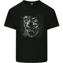 Evil Clown Face Demon Skull Halloween Mens Cotton T-Shirt Tee Top Black