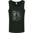Evil Clown Face Demon Skull Halloween Mens Vest Tank Top Black