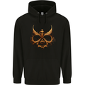 Evil Mask Black Magic Devil Worship Ouija Skull Childrens Kids Hoodie Black