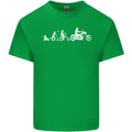 Evolution Motorcycle Motorbike Biker Kids T-Shirt Childrens Irish Green