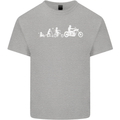 Evolution Motorcycle Motorbike Biker Mens Cotton T-Shirt Tee Top Sports Grey