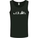 Evolution Motorcycle Motorbike Biker Mens Vest Tank Top Black