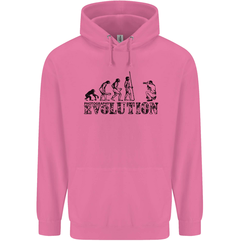 Evolution Photographer Funny Photoraphy Childrens Kids Hoodie Azalea