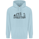Evolution Photographer Funny Photoraphy Childrens Kids Hoodie Light Blue