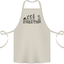 Evolution Photographer Funny Photoraphy Cotton Apron 100% Organic Natural