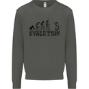Evolution Photographer Funny Photoraphy Kids Sweatshirt Jumper Storm Grey
