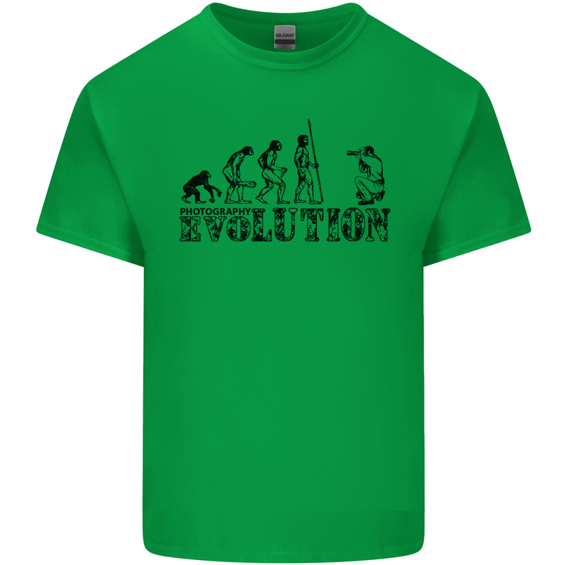 Evolution Photographer Funny Photoraphy Kids T-Shirt Childrens Irish Green