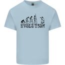 Evolution Photographer Funny Photoraphy Kids T-Shirt Childrens Light Blue