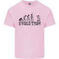 Evolution Photographer Funny Photoraphy Kids T-Shirt Childrens Light Pink