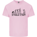 Evolution Photographer Funny Photoraphy Kids T-Shirt Childrens Light Pink