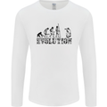 Evolution Photographer Funny Photoraphy Mens Long Sleeve T-Shirt Charcoal