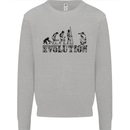 Evolution Photographer Funny Photoraphy Mens Sweatshirt Jumper Sports Grey