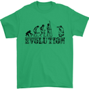 Evolution Photographer Funny Photoraphy Mens T-Shirt Cotton Gildan Irish Green