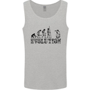 Evolution Photographer Funny Photoraphy Mens Vest Tank Top Charcoal