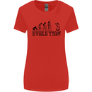 Evolution Photographer Funny Photoraphy Womens Wider Cut T-Shirt Red