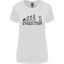 Evolution Photographer Funny Photoraphy Womens Wider Cut T-Shirt White