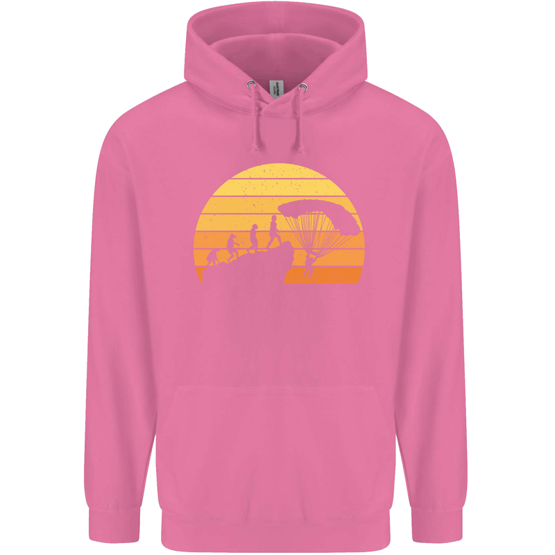 Evolution of Base Jumping Childrens Kids Hoodie Azalea