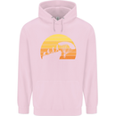 Evolution of Base Jumping Childrens Kids Hoodie Light Pink