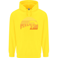 Evolution of Base Jumping Childrens Kids Hoodie Yellow