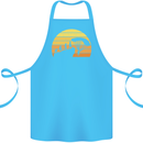 Evolution of Base Jumping Cotton Apron 100% Organic Turquoise