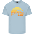 Evolution of Base Jumping Kids T-Shirt Childrens Light Blue
