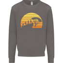 Evolution of Base Jumping Mens Sweatshirt Jumper Charcoal