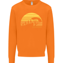 Evolution of Base Jumping Mens Sweatshirt Jumper Orange