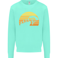 Evolution of Base Jumping Mens Sweatshirt Jumper Peppermint