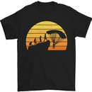 Evolution of Base Jumping Mens T-Shirt Cotton Gildan Black