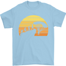Evolution of Base Jumping Mens T-Shirt Cotton Gildan Light Blue