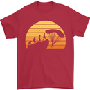 Evolution of Base Jumping Mens T-Shirt Cotton Gildan Red