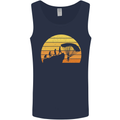 Evolution of Base Jumping Mens Vest Tank Top Navy Blue