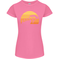 Evolution of Base Jumping Womens Petite Cut T-Shirt Azalea