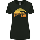 Evolution of Base Jumping Womens Wider Cut T-Shirt Black