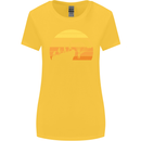 Evolution of Base Jumping Womens Wider Cut T-Shirt Yellow