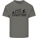 Evolution of Cycling Cyclist Bicycle Funny Kids T-Shirt Childrens Charcoal