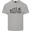 Evolution of Cycling Cyclist Bicycle Funny Kids T-Shirt Childrens Sports Grey