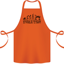 Evolution of Drums Cotton Apron 100% Organic Orange