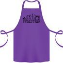 Evolution of Drums Cotton Apron 100% Organic Purple