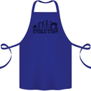 Evolution of Drums Cotton Apron 100% Organic Royal Blue